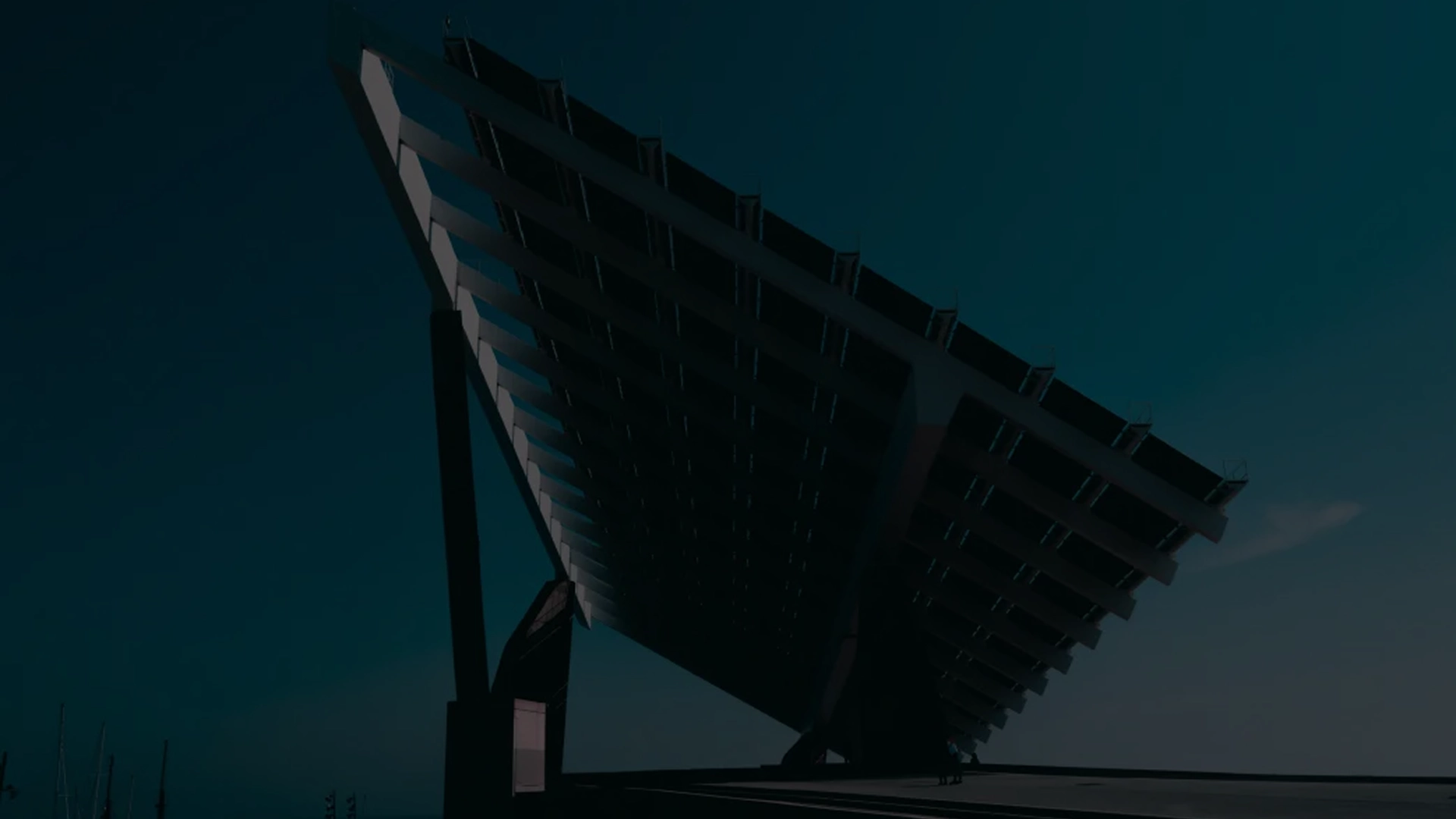 Moderne Solarstruktur